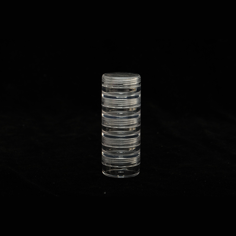 Cream loose powder transparent packaging box compressed facial mask paper bubble bottle 5 conjoined 5g cosmetics travel packaging bottle empty bottle