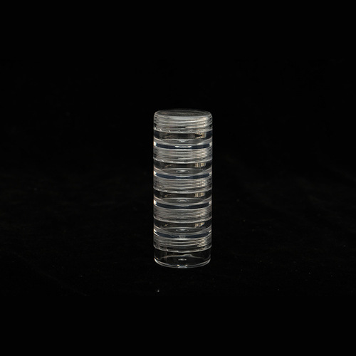 Cream loose powder transparent packaging box compressed facial mask paper bubble bottle 5 conjoined 5g cosmetics travel packaging bottle empty bottle