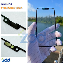 14 front glass + OCA 手机透明盖板玻璃适用于苹果14
