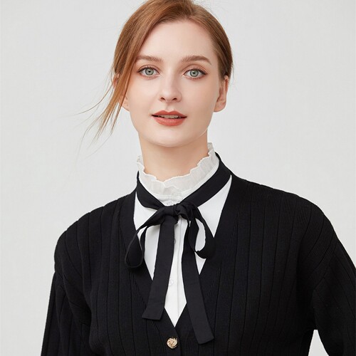 Cross-border fake collar accessories cotton tie petal temperament white collar high-quality versatile manufacturer wholesale lace collar