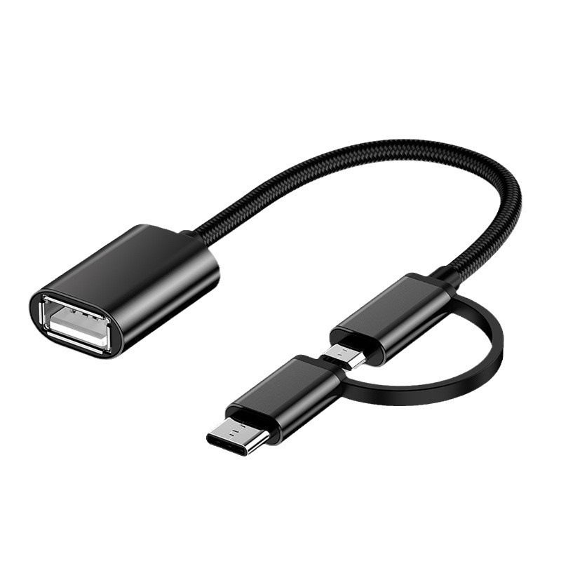 Android携帯電話用アダプター USB変換ケーブル USBメモリ変換器 Type-C 2-in-1 OTG マルチインターフェース|undefined