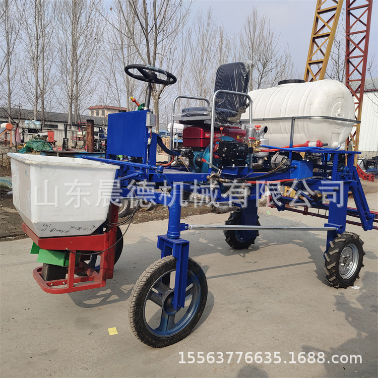 三轮乘坐式麦田打药机 自走式四轮打药车8米宽幅喷杆喷药机