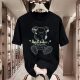 Korean-style Short-sleeved T-shirt Bear Print 2025 Summer New Round Neck Base Shirt All-match Sports Quick-drying Clothes