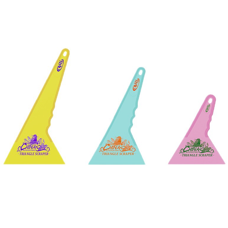 Herramientas de adhesión de película de automóvil triangular raspador duro raspador de película ultrafina raspador resistente a altas temperaturas suministro spot transfronterizo