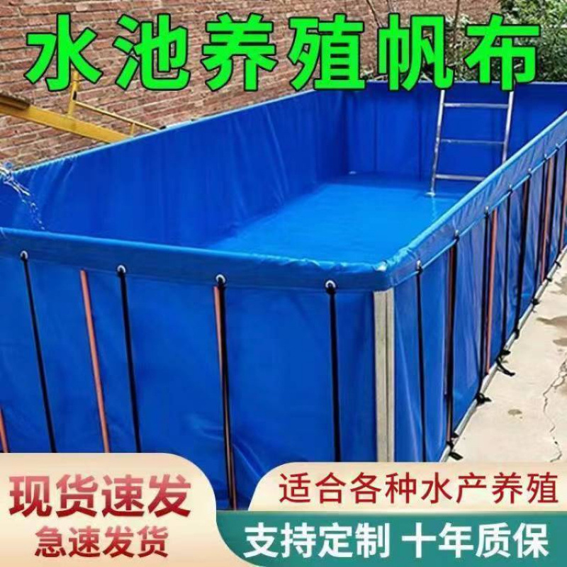 水池鱼池专用防水布养鱼大型专用箱庭院塑料鱼池游泳池塑料布篷布