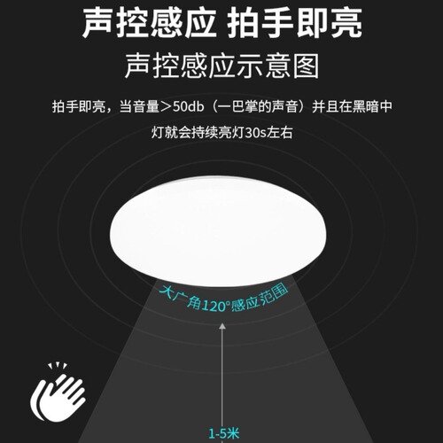 NVC Lighting LED Induction Stair Ceiling Light for Hallways, Corridors, and Aisles – Automatic Human Detection with Radar & Voice Control