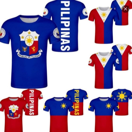 2025 New Philippines Flag T-Shirt 3D Printing Casual Short Sleeve Sweatshirts Suitable for Men and Women Election Shirt