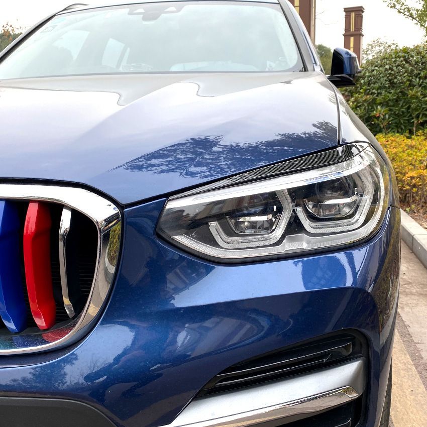 BMW X3 X4 G01 G02 2018+ Headlight Eyebrow Sticker Exterior
