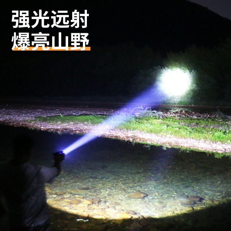 Luz brillante ultra larga duración al aire libre gran capacidad faro de pesca de litio montado en la cabeza LED luz de mina impermeable al por mayor