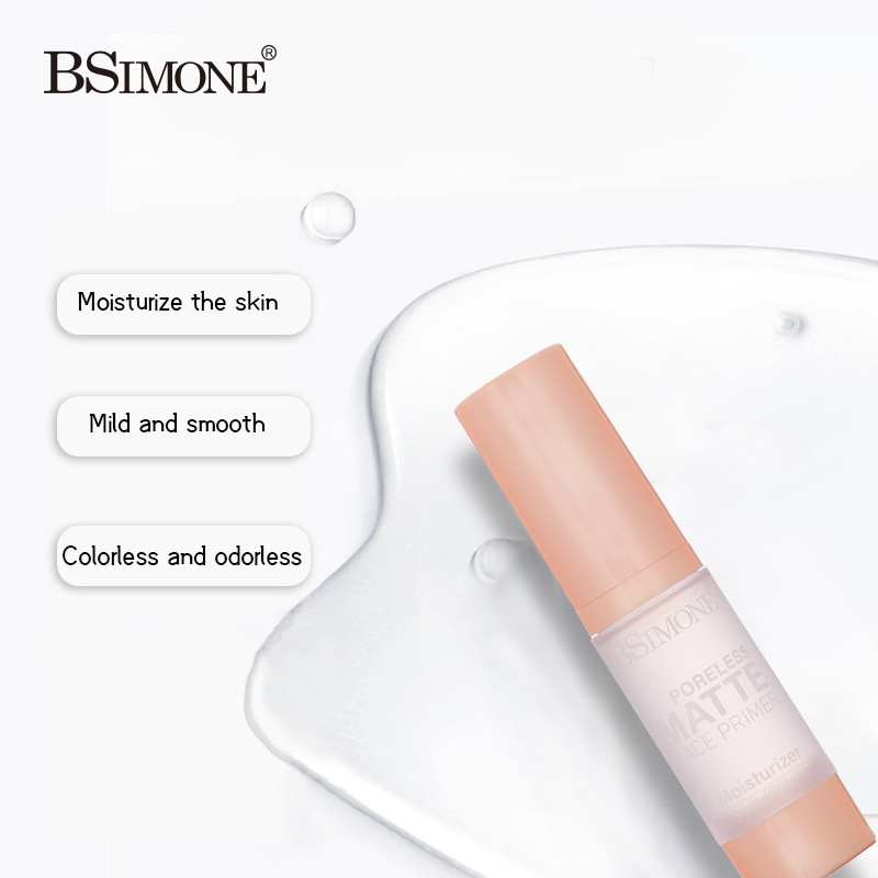 Prebase de maquillaje en gel hidratante especial transfronteriza para iluminar el tono de la piel, ocultar los poros y aislar el polvo