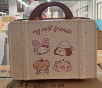 Caso cosmético 2022 nuevo bolso de gran capacidad portátil escritorio del hogar caja almacenamiento simple suministros viaje