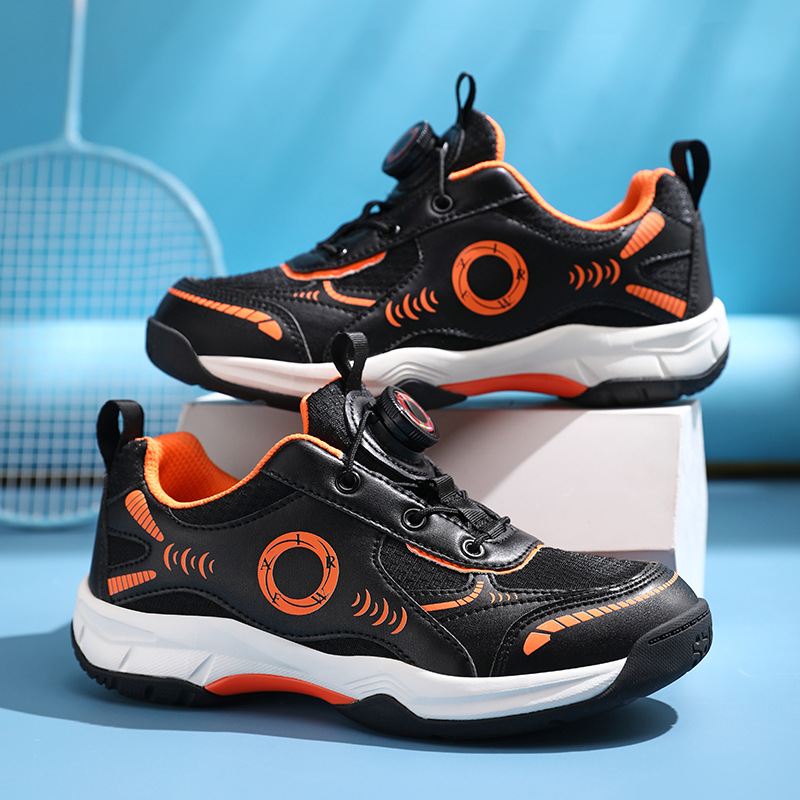 Nuevo bádminton ligero y transpirable para niños y niñas zapatillas deportivas de malla antideslizantes casuales zapatillas de entrenamiento de competencia profesional