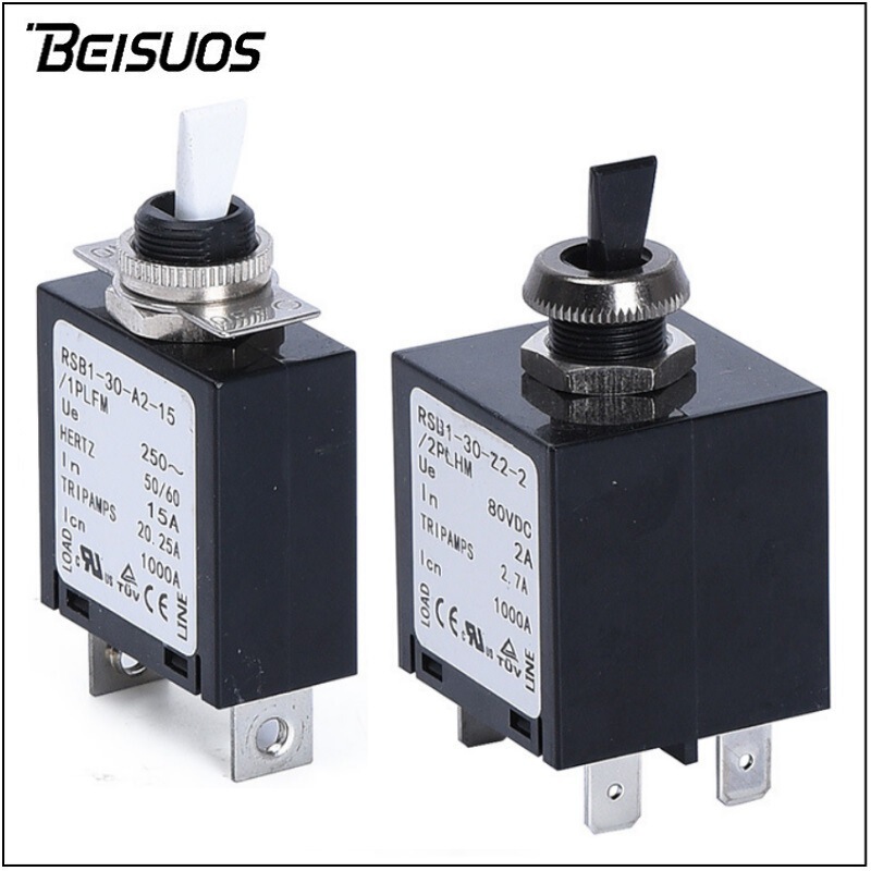 1p hydraulic electromagnetic circuit breaker 2p hydraulic protector oil Cup magnetic equipment circuit breaker DC hydraulic protection