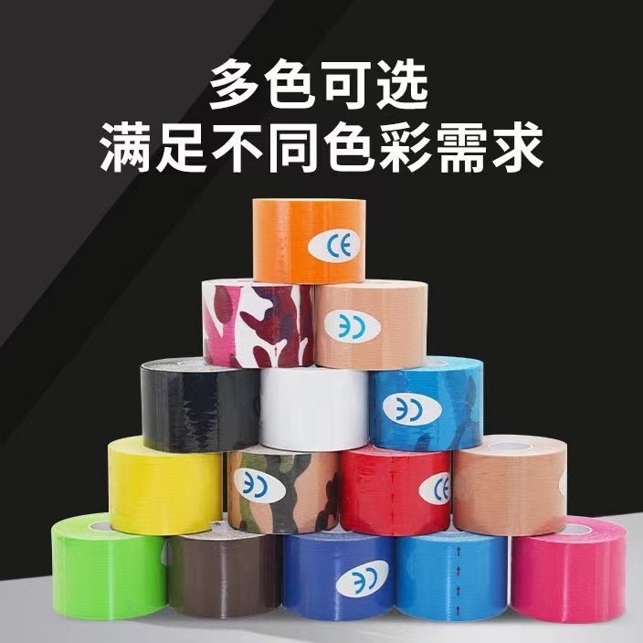 Suministro directo de fábrica kinesiologytape pegatinas musculares cinta elástica deportiva parche de efecto interno muscular en caja