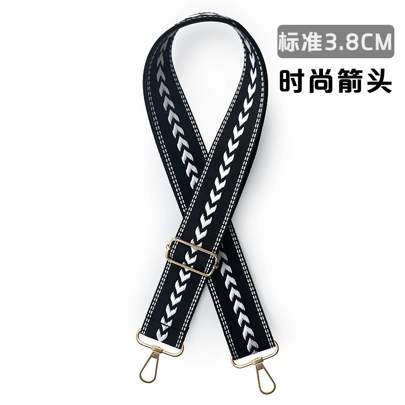 Bolso bandolera con accesorios ultra anchos, bolso de color, correa gruesa, correa de repuesto alargada, correa de hombro de bolso universal ajustable