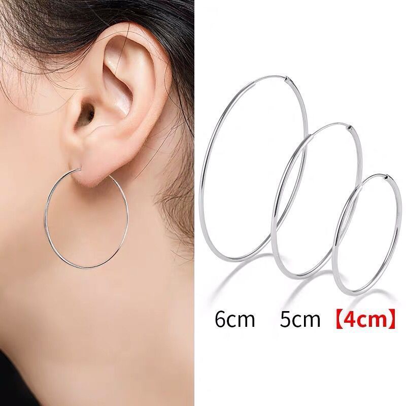 999 실버 라이트 바디 원형 와이어 직경 4cm