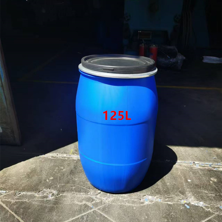 125升抱箍塑料桶批发 加厚耐腐蚀100公斤 120L法兰桶 密封效果好
