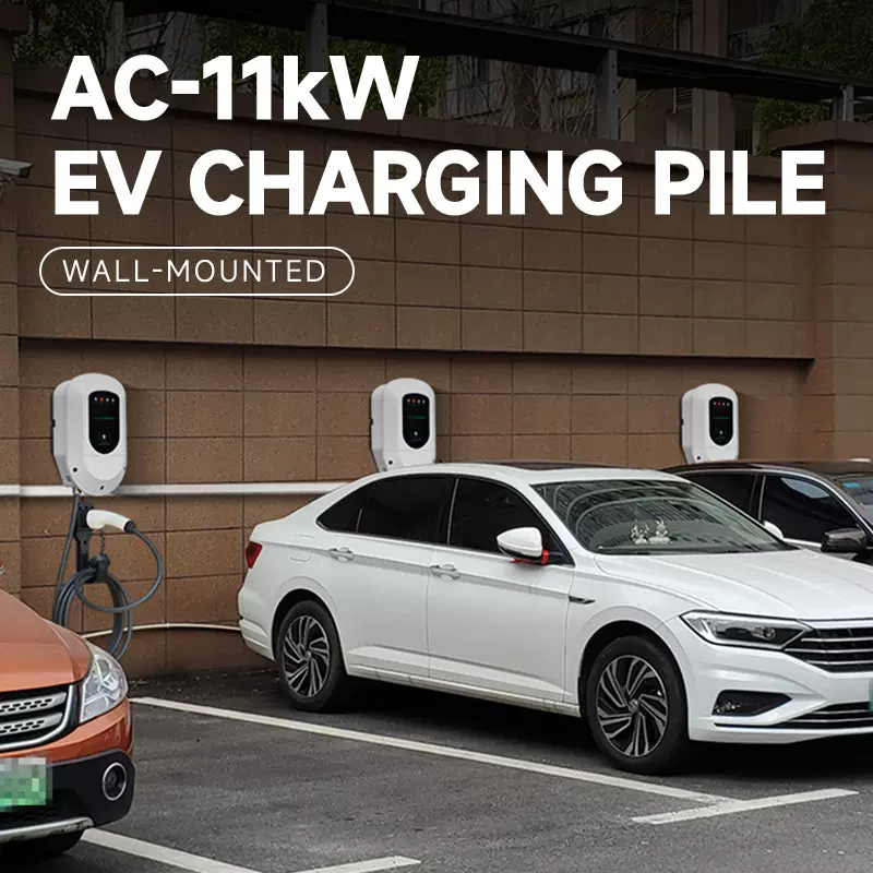 驴充充欧标新能源交流充电桩停车场扫码家用充电站11kw户外防水