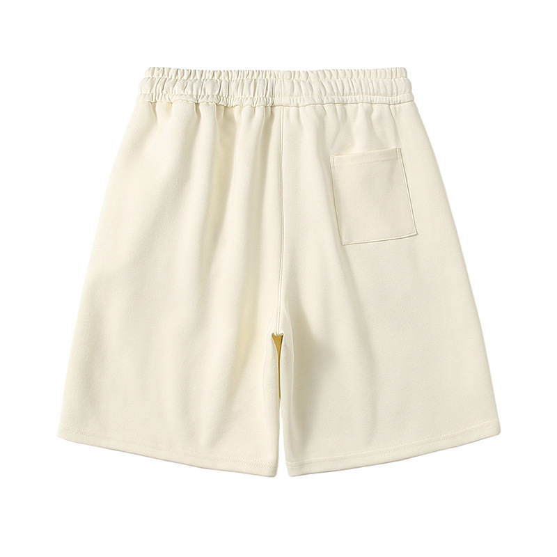 Sommershorts in Übergröße, einfarbig, atmungsaktives Nylonmischgewebe, bequemer elastischer Bund, verschiedene Farben, Herrenbekleidung_voghion.com