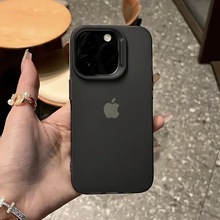 简约素壳材磨砂适用于手机壳苹果15/14Promax超薄iPhone14/14Pro