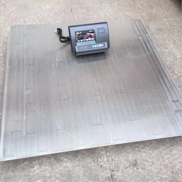 304不锈钢防水电子地磅秤1t 3吨地磅 防腐食品厂化工