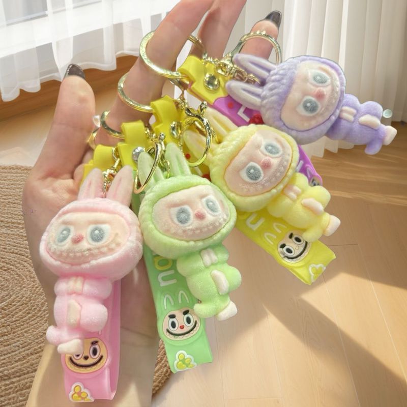 国境を越えた人気のLabubuシリーズキーホルダー女装かわいい人形キーホルダーブラインドボックスLABUBUギフトトレンディなおもちゃ|undefined