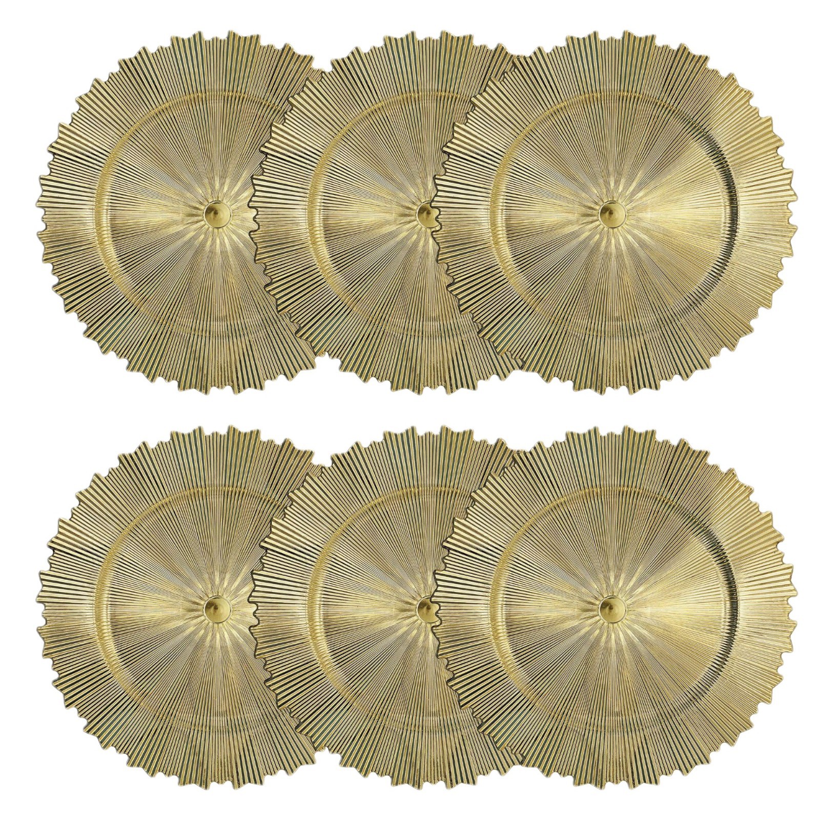 comercio exterior transfronterizo placa de cargador hotel boda europea oro irregular placa de decoración fábrica personalizada