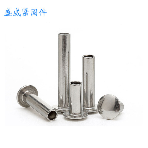 GB873 304 stainless steel flat round head semi-hollow rivets round head rivets semi-hollow rivets