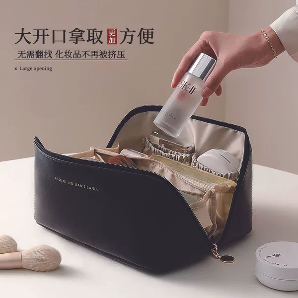 Cosmetic Bag Women's Large Capacity Ins Premium 2022 New Style Super Popular Light Luxury Travel Portable Cosmetic Storage Bag