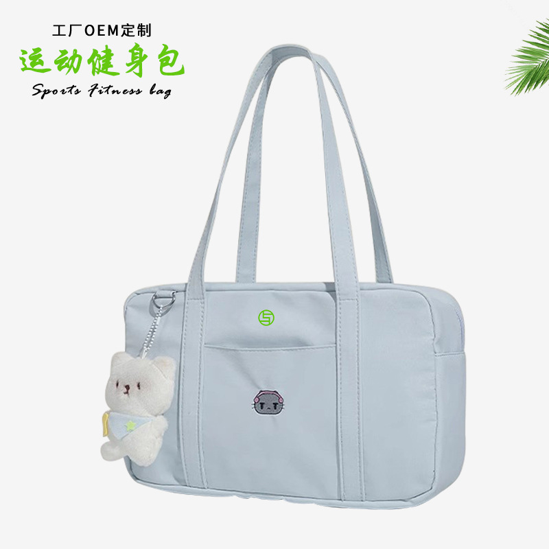 Waterproof Advanced Yoga Bag Women's Casual Sports Fitness Crossbody Bag Large Capacity Lightweight Tote Bag Processing and Customization Waterproof Advanced Yoga Bag Women's Casual Sports Fitness Crossbody Bag Large Capacity Lightweight Tote Bag Processing and Customization