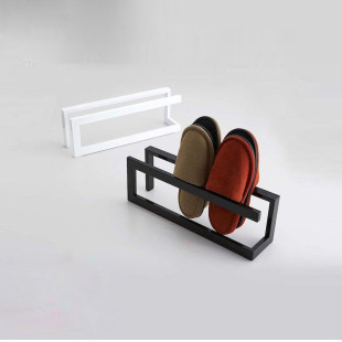 ins Iron Shoe Rack Simple Living Room Home Storage Rack Modern Creative Door Simple Slippers Storage Rack