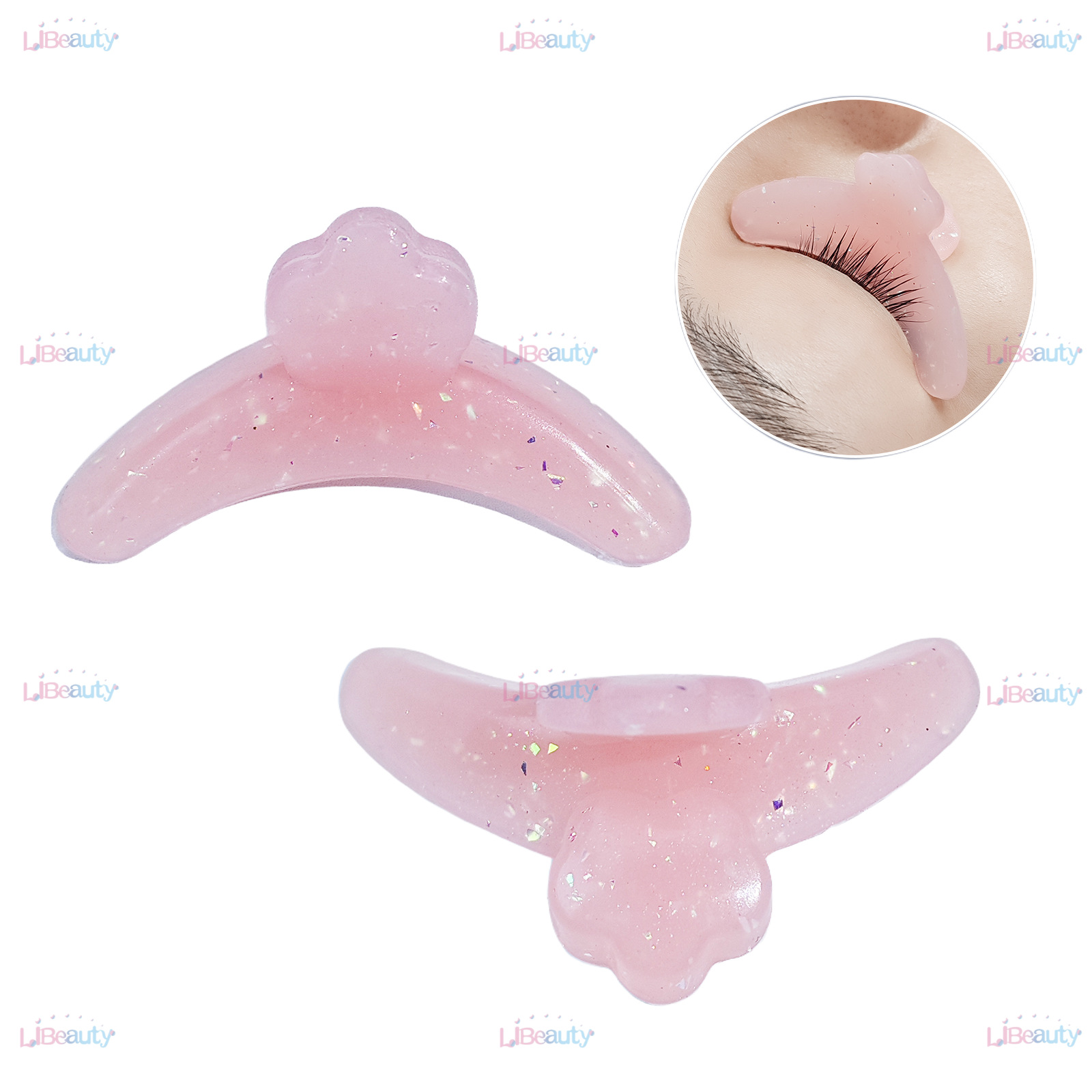 Libeauty睫毛矫正辅助垫,烫睫毛提升器跨境角蛋白睫毛烫美睫工具