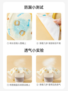 贝肽斯 Children's demi-season waterproof eating bib for new born for baby 5