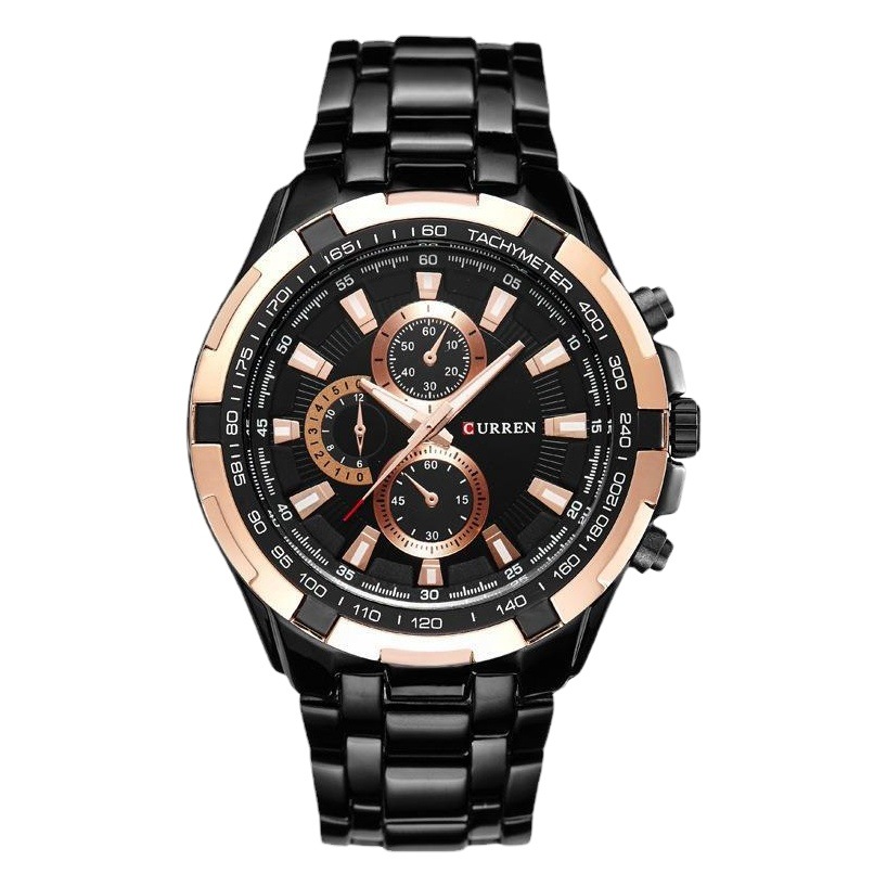 Reloj CURREN 8023 para hombre, correa de acero inoxidable, reloj de cuarzo de moda, modelo para hombre image 1