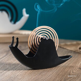 Creative Mosquito Coil Holder Japanese Style Iron Art Modern Simple Incense Burner Home Indoor Tray Sandalwood Incense Burner
