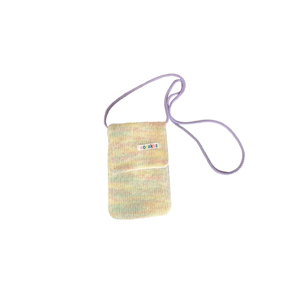 312183 Flip nuevo bolso del teléfono móvil de la felpa crossbody femenino mini teléfono móvil pequeño bolso para caminar bolso del teléfono móvil