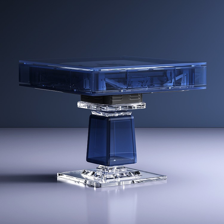 Mesa de mahjong completamente automática Club de entretenimiento Club Máquina de mahjong comercial Mesa de comedor Mesa de ajedrez cuadrada de doble uso Acrílico