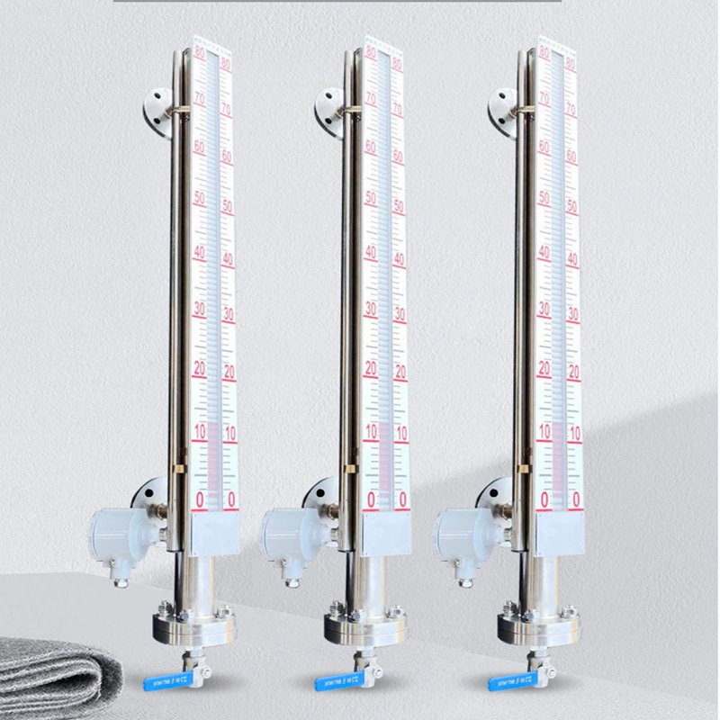 Магнитный перекидной датчик уровня воды, датчик уровня воды из нержавеющей стали с дистанционной передачей, 4-20 мА, уровень масла, котел, верхний монтаж, боковой датчик уровня воды