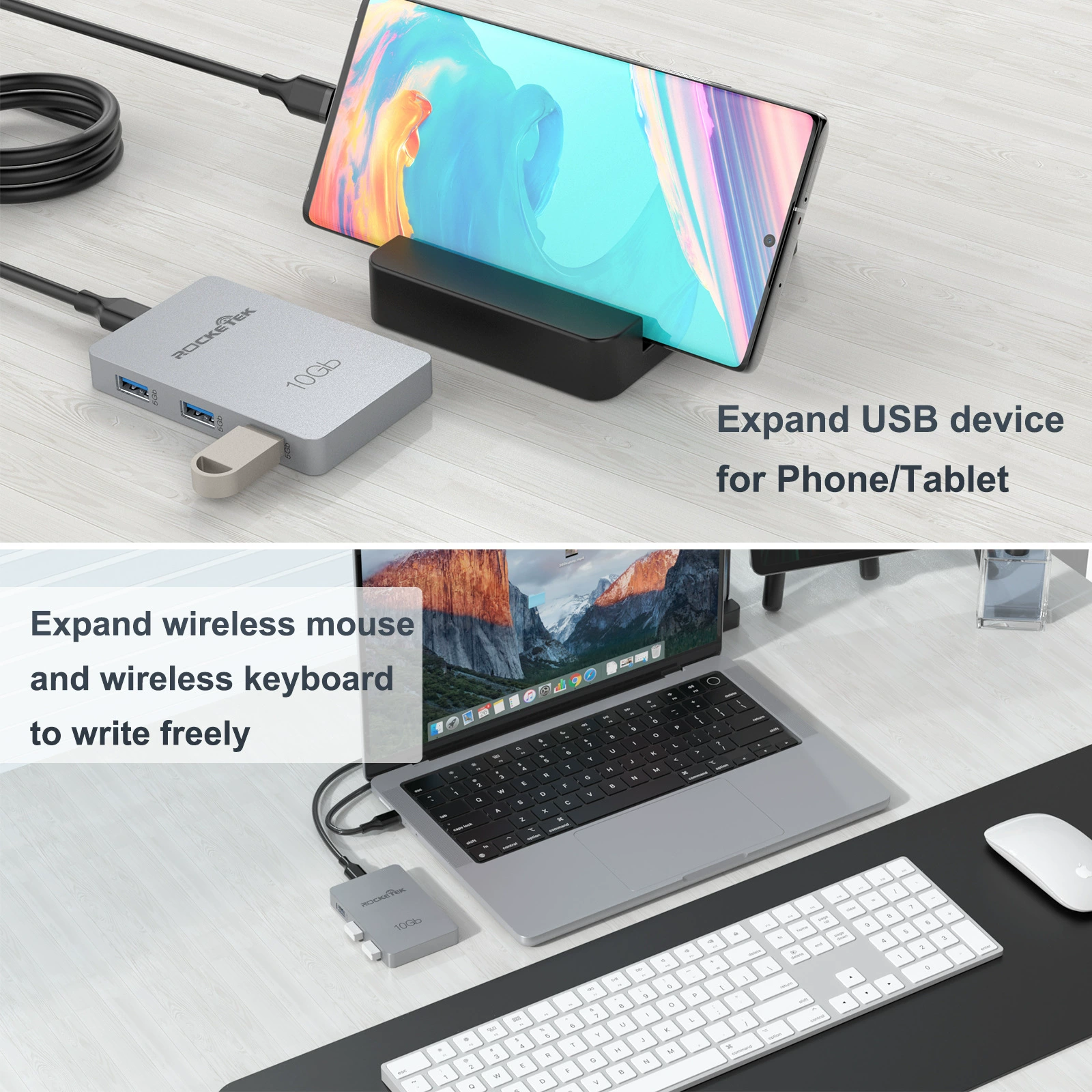 USB 3.0 HUB Семь в одном расширенный, раздельный набор, PD 100W, зарядка Type-C, hub производитель