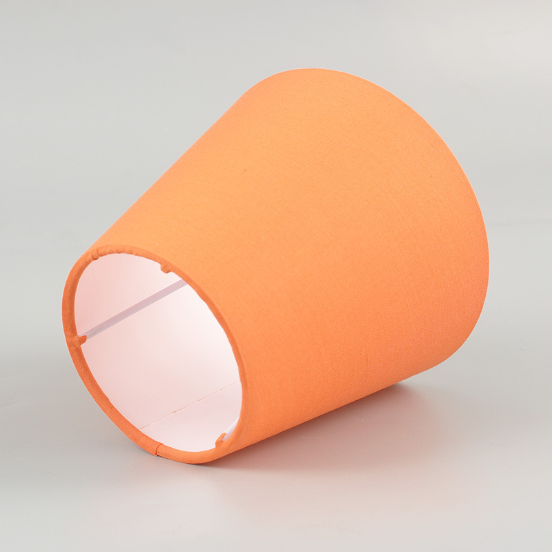 Nueva etiqueta plana Pantalla de fábrica al por mayor de lino lámpara de mesa lámpara de pie pantalla sala de estar dormitorio accesorios de la lámpara de tela