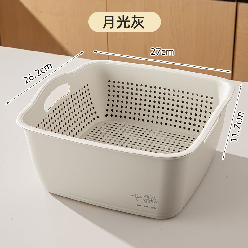 Shiyue キッチンシンク排水バスケット二層肥厚フルーツプレートホームリビングルームコーヒーテーブル排水バスケットメーカー在庫|undefined