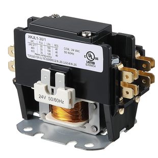 Dreyoo Carrier HVAC motor contactor, 24V 30A coil 1 pole replacement relay,