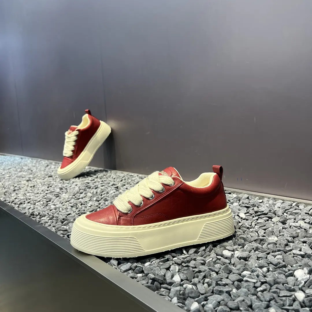 厚底面包板鞋男鞋秋季潮流百搭运动休闲潮鞋男士小众设计美式复古