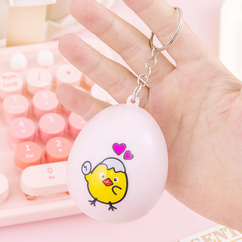 Egg-shaped flip-top pet machine [pink]