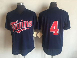 Ретро версия бейсбольной мини -команды Suda Twin City Minnesota Twins Jersey, вышитая бейсбольная форма