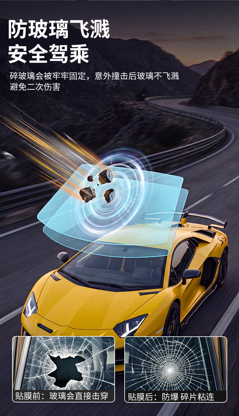 Cross-border supply of car window tint, including full-vehicle tint, solar heat control film, window film, and full-vehicle glass explosion-proof privacy film, available for wholesale