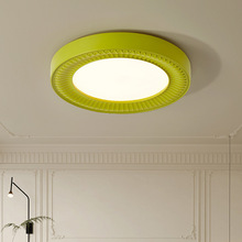 法式高级感吸顶灯现代简约卧室书房大灯创意家用房间LED护眼灯具