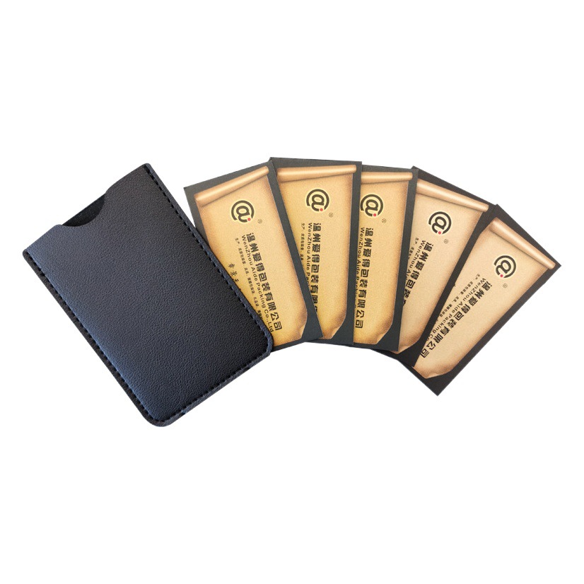 Factory spot PU ID card set card holder bank card set ID card set room card VIP card storage ultra-thin protective cover