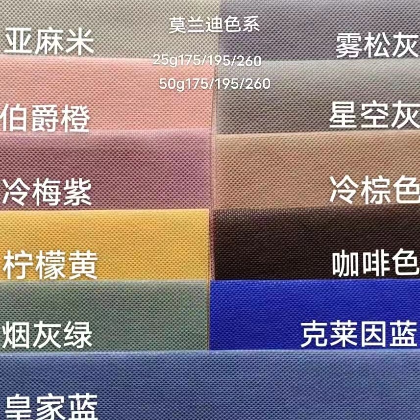 厂家供应 彩色 口罩SS 25g30g50g pp无纺布真材实料新款批发