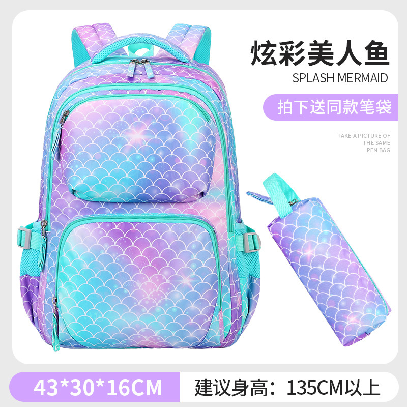 Mochila de escuela primaria transfronteriza Mochila de moda para hombres y mujeres